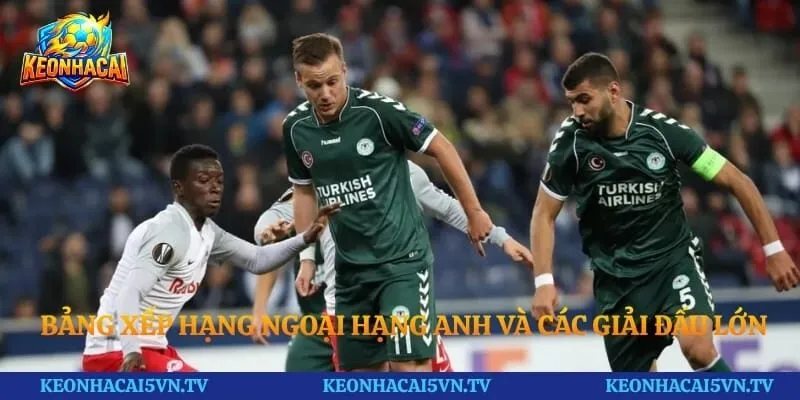 Bảng xếp hạng Ngoại hạng Anh và các giải đấu lớn được nhận định chi tiết